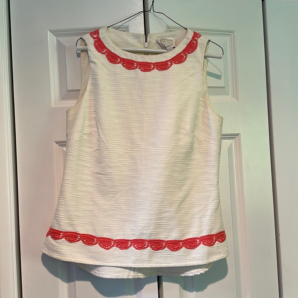 NWOT Sail to Sable sleeveless blouse sz M